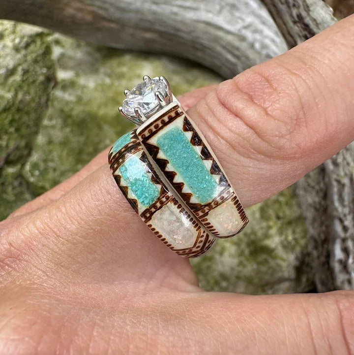 🔥💍Exquisitely Hand-Carved Ring 🌏Made from Natural Materials