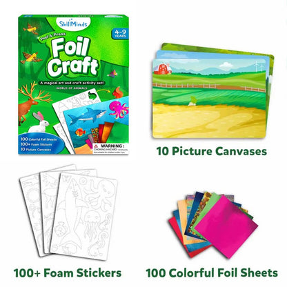 🔥LAST DAY 55% OFF - Foil Art & Craft Activity 🤲💓No Mess Art Kit