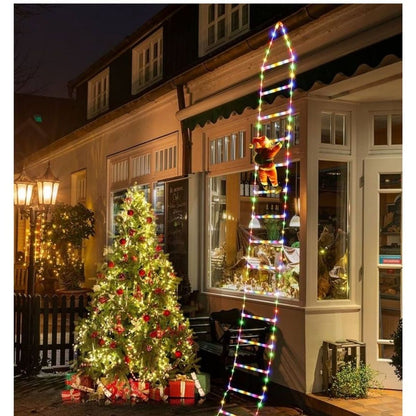 🎅Christmas Flash Deal 🎁 65% OFF ✨ Christmas Decorative Ladder Lights – 4-in-1 Glowing Ladder That Shines Bright!