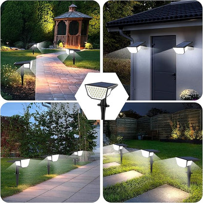 Kaliiqo™ Solar Ground & Wall Light – Dual Lighting Modes