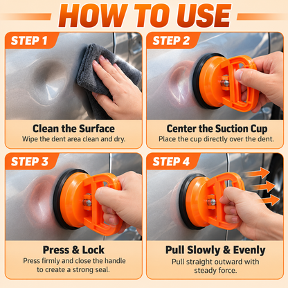 Skip the Body Shop – Powerful Suction Car Dent Puller for Quick DIY Dent Repair