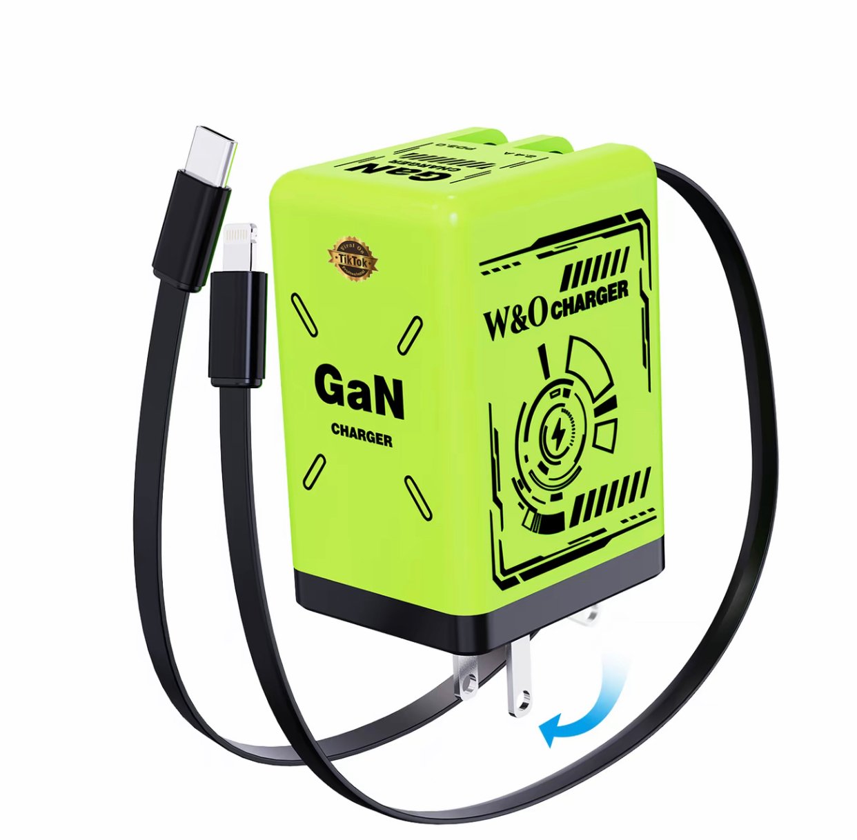 ⏰Limited stock!🔥W&O 2-in- GaN  Fast Charger