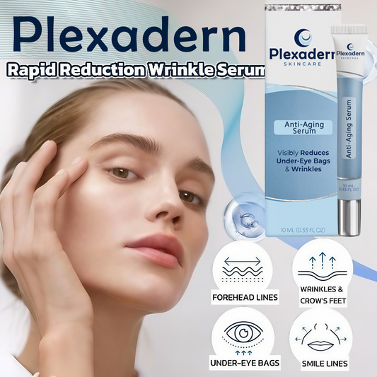🔥Hot Selling Plexadern™ 60-Second Anti-Aging Serum for Wrinkles, Bags & Dark Circles