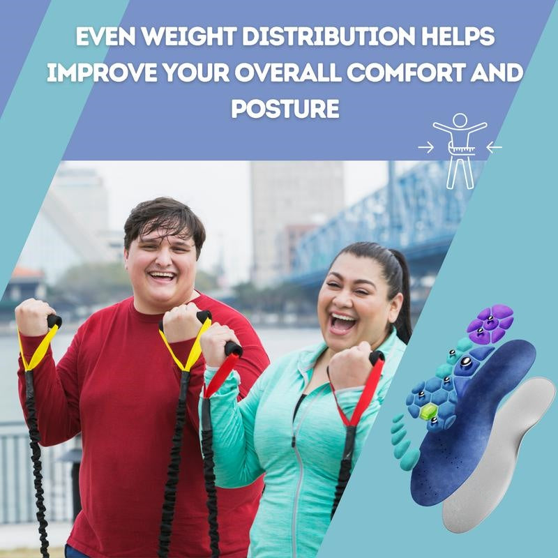 Orthopaedic magnetic acupressure insole