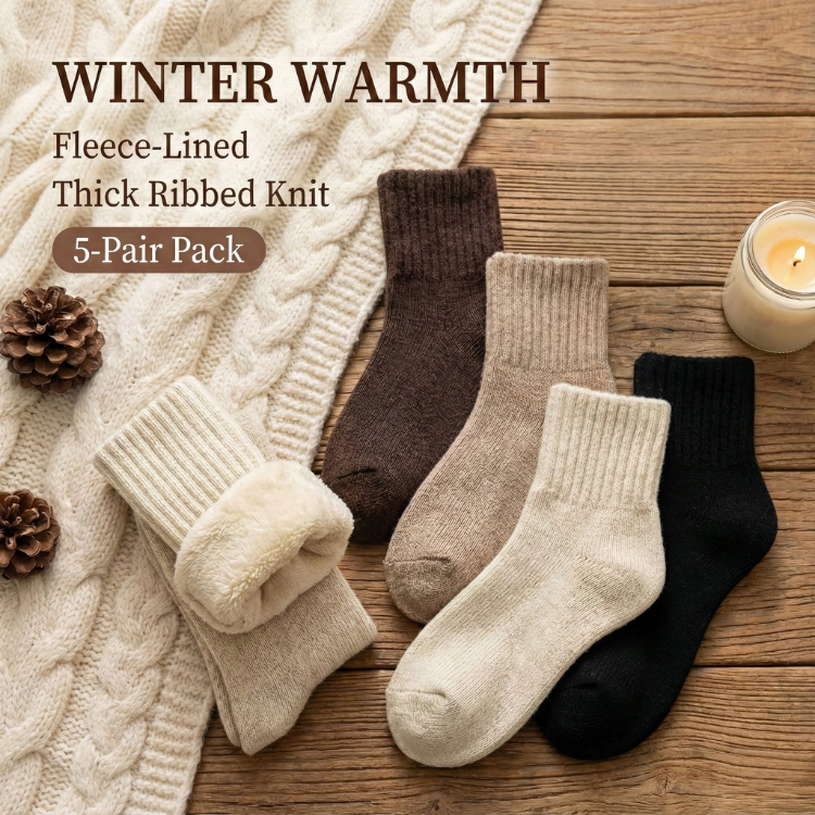 🔥 Hot Sale 49% OFF | 🎄 Christmas Warm Socks for Women – Cozy Mid-Calf Winter Gift Set ❄️