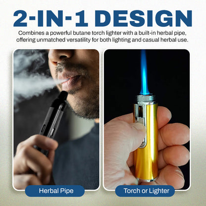 🔥Independence Day Sale 49% OFF - Deluxe Pipe Lighter Set for Men