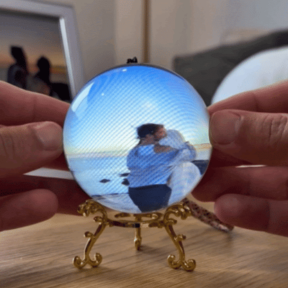 DIY Custom Memory Sphere Lamp Digital Picture Frames
