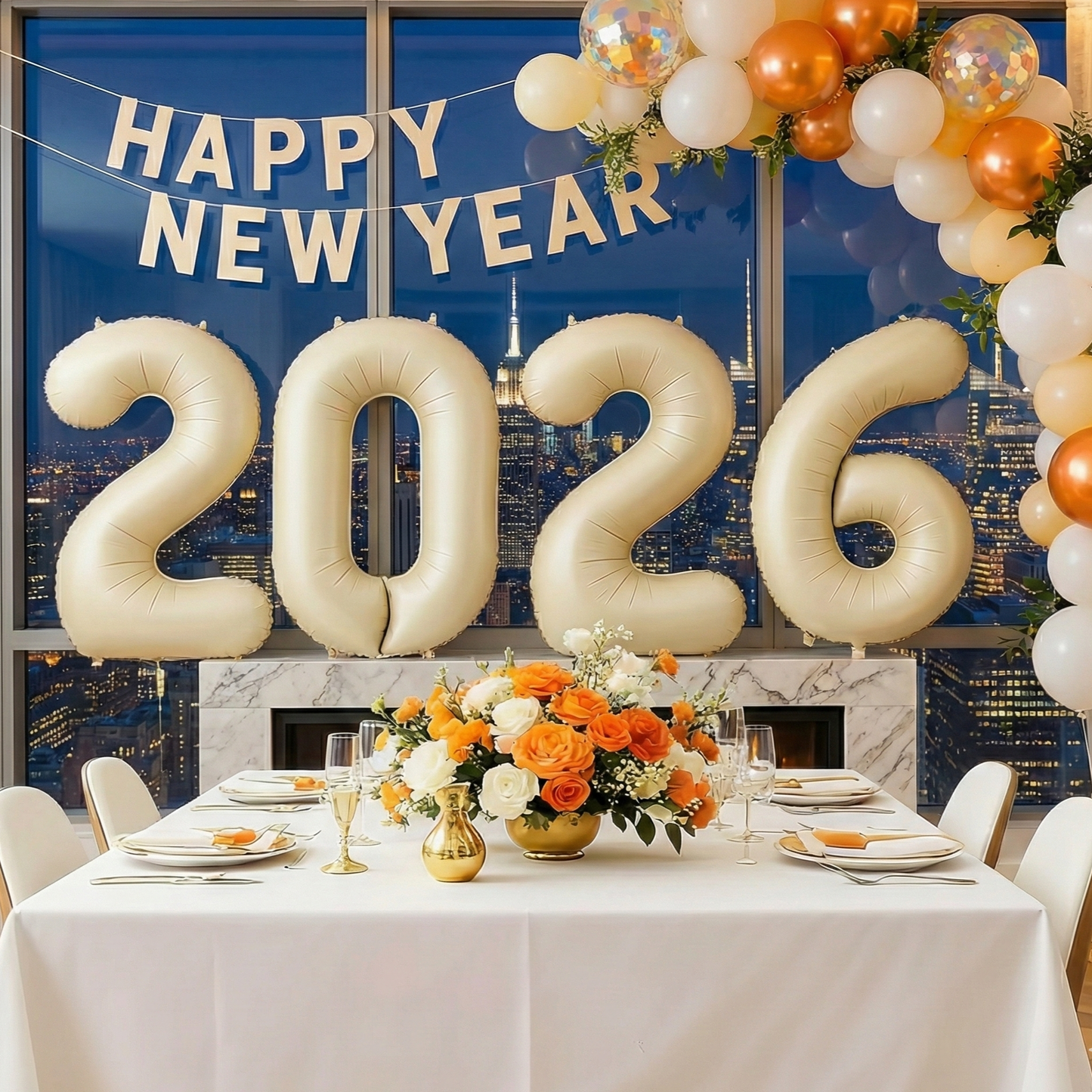 🎉✨2026  Large Foil Number Balloons – 🎆Perfect for Graduation  & New Year Party Decor