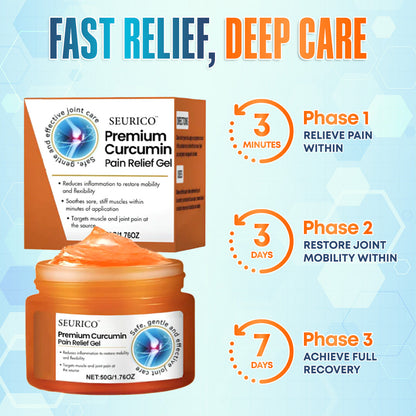 💪 Seurico™ Premium Curcumin Pain Relief Gel - Fast & Natural Relief for Joint & Muscle Pain! 🌿🔥