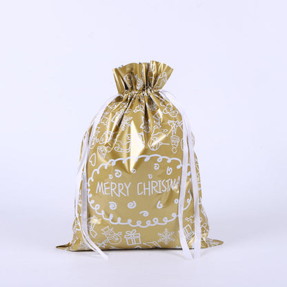 🎁 Christmas Drawstring Gift Bags🎄 — Assorted Sizes for Easy Holiday Wrapping