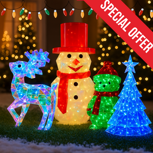 🎅 Christmas Flash Deal 💎 65% OFF ✨ Jumbo Crystal Christmas Figures