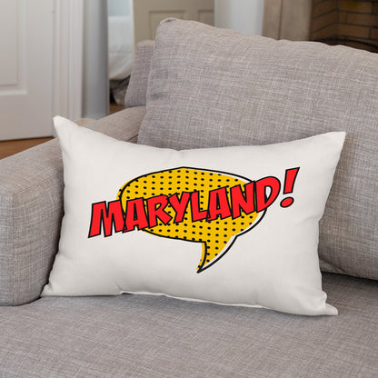 Maryland, College! Pillow