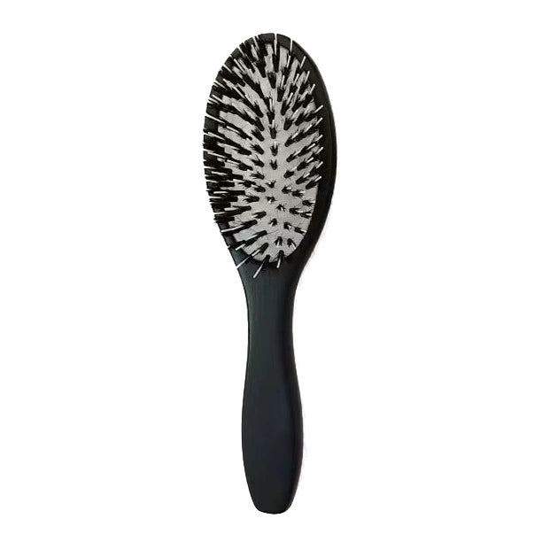 Boar Bristle Brush with Nylon Bristles and Microsphere Massaging Tips