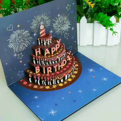 🎉 LIGHTS & SOUND Pop-Up Happy Birthday Card 🎂🎶