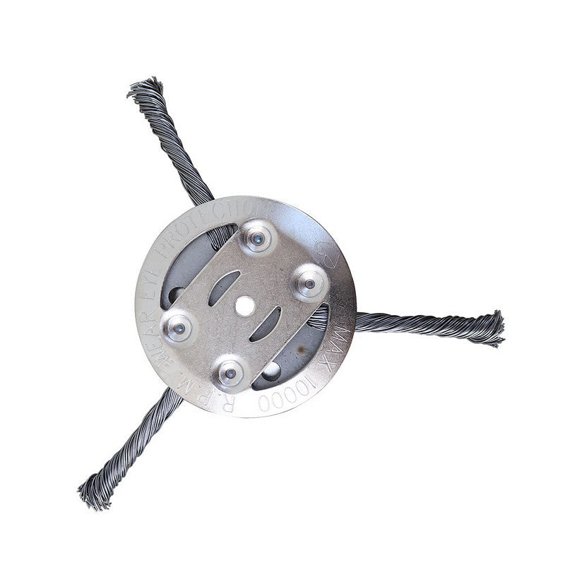 🛠️6 inch Steel Wire Brush Cutter Trimmer Head