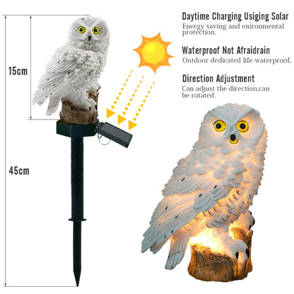🎄 Christmas Flash Sale 🎁 49% OFF ✨ Owl Solar Garden Light – Waterproof Solar-Powered Outdoor Pathway Ornament