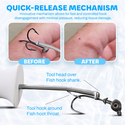 AquaGuard™ Quick Release Fish Hook Extractor