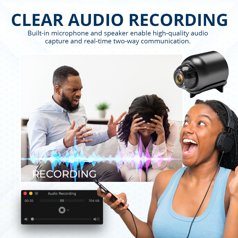 🛡️Seurico™ - Smart Wireless Security Camera with HD Night Vision & Motion Alerts