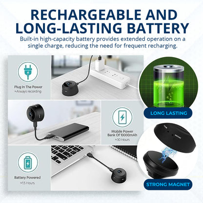 🛡️Seurico™ - Smart Wireless Security Camera with HD Night Vision & Motion Alerts