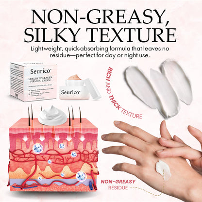 🤍Seurico™ Luxury Collagen Firming Cream-Deep Wrinkles and Revives a Youthful
