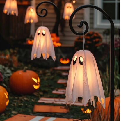 👻Outdoor Ghost Lamp with Metal Shepherd Hook