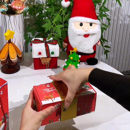 🎁Christmas Pop-up Surprise Gift BoxUnique Folding Bouncing Red Envelope Gift Box🎁