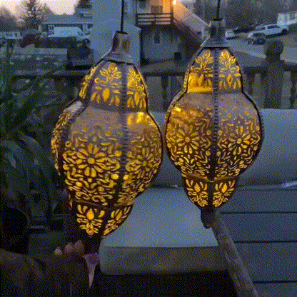 Luxury Baroque Moroccan Style Hollow Projection Lantern