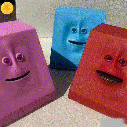 Face Coin Bank - The Greedy Coin-Eating Fun Coin Bank