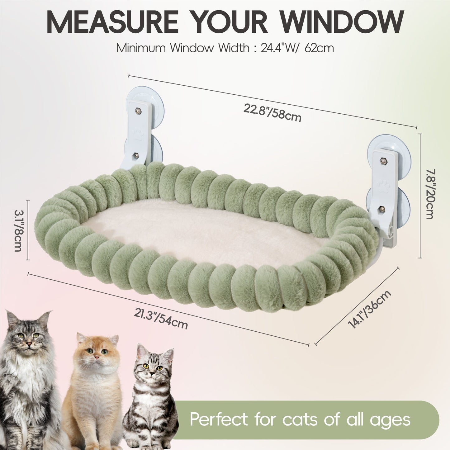 Aspen Foldable Cat Window Perch Pro