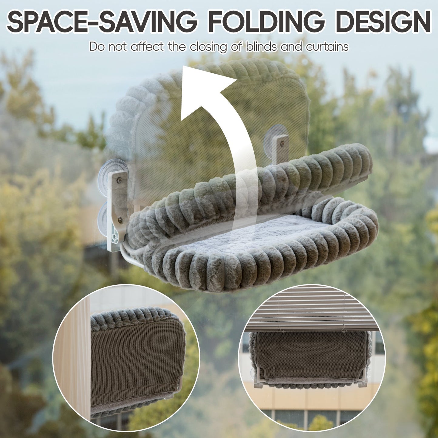 Aspen Foldable Cat Window Perch Pro