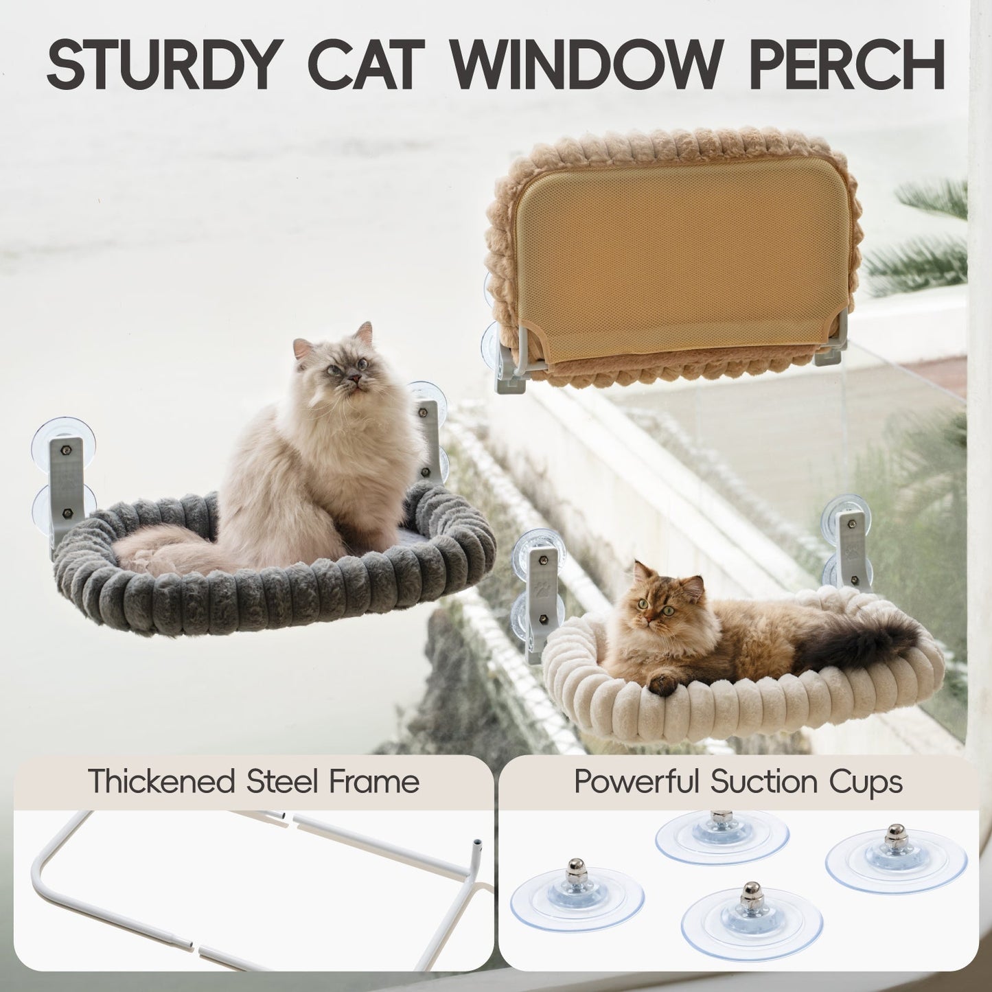 Aspen Foldable Cat Window Perch Pro