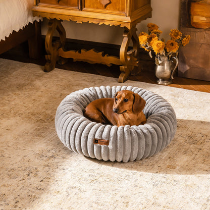 Aspen Fleece Cat & Dog Donut Bed