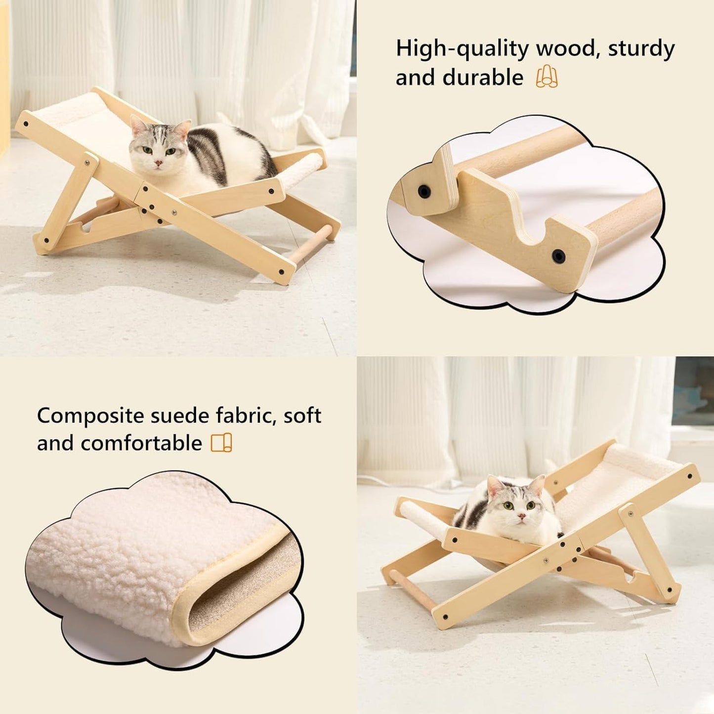 Macaron Foldable Cat & Dog Chair