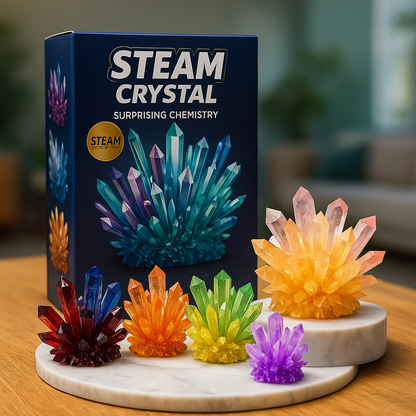 Crystiq National Geographic Vibrant Crystal Growing Kit