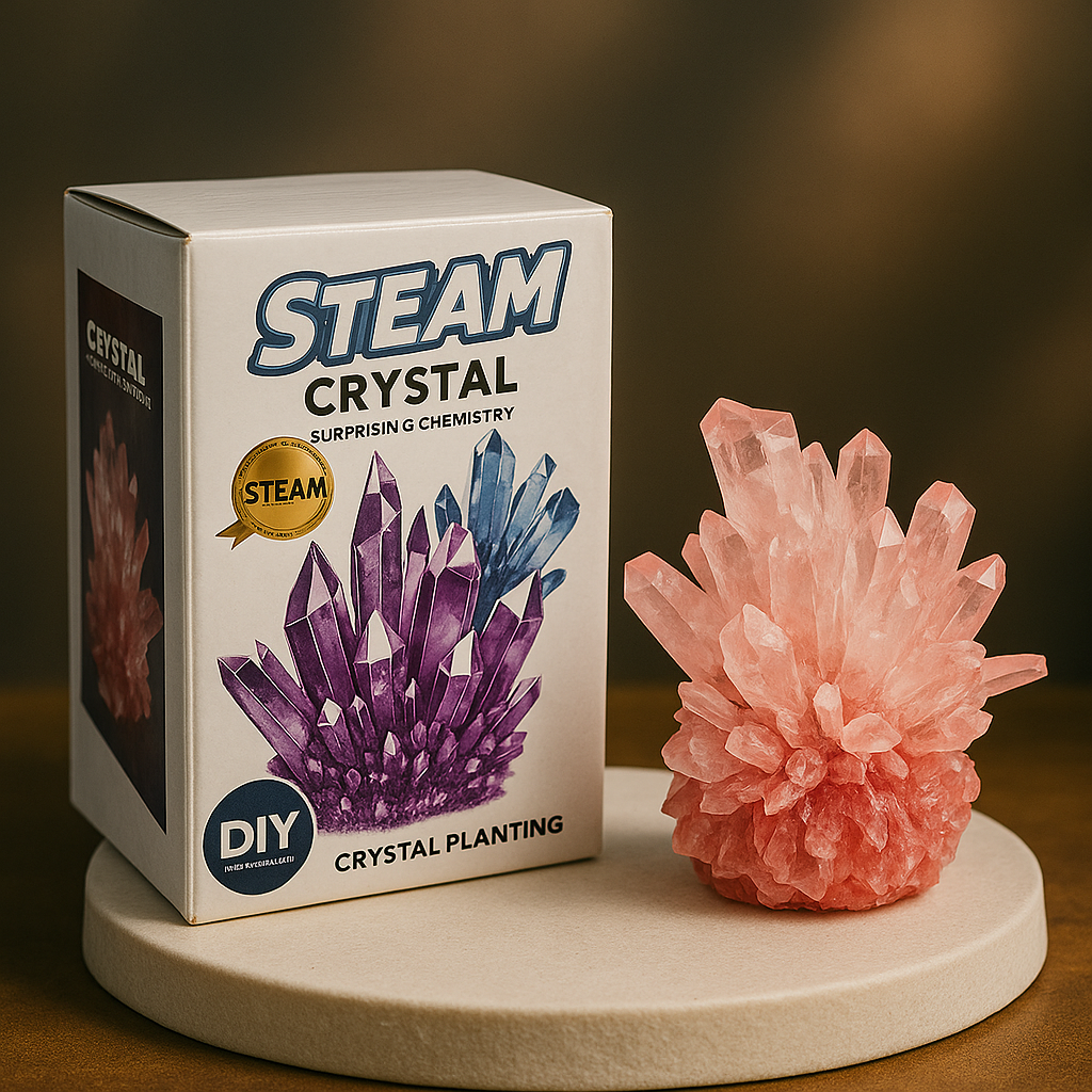 Crystiq National Geographic Vibrant Crystal Growing Kit
