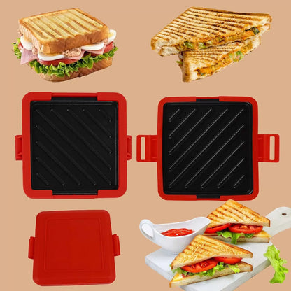 3‑Minute Microwave Toastie Maker – Sealed Hot Sandwiches in Minutes 🔥BUY 2 GET 20% OFF🔥