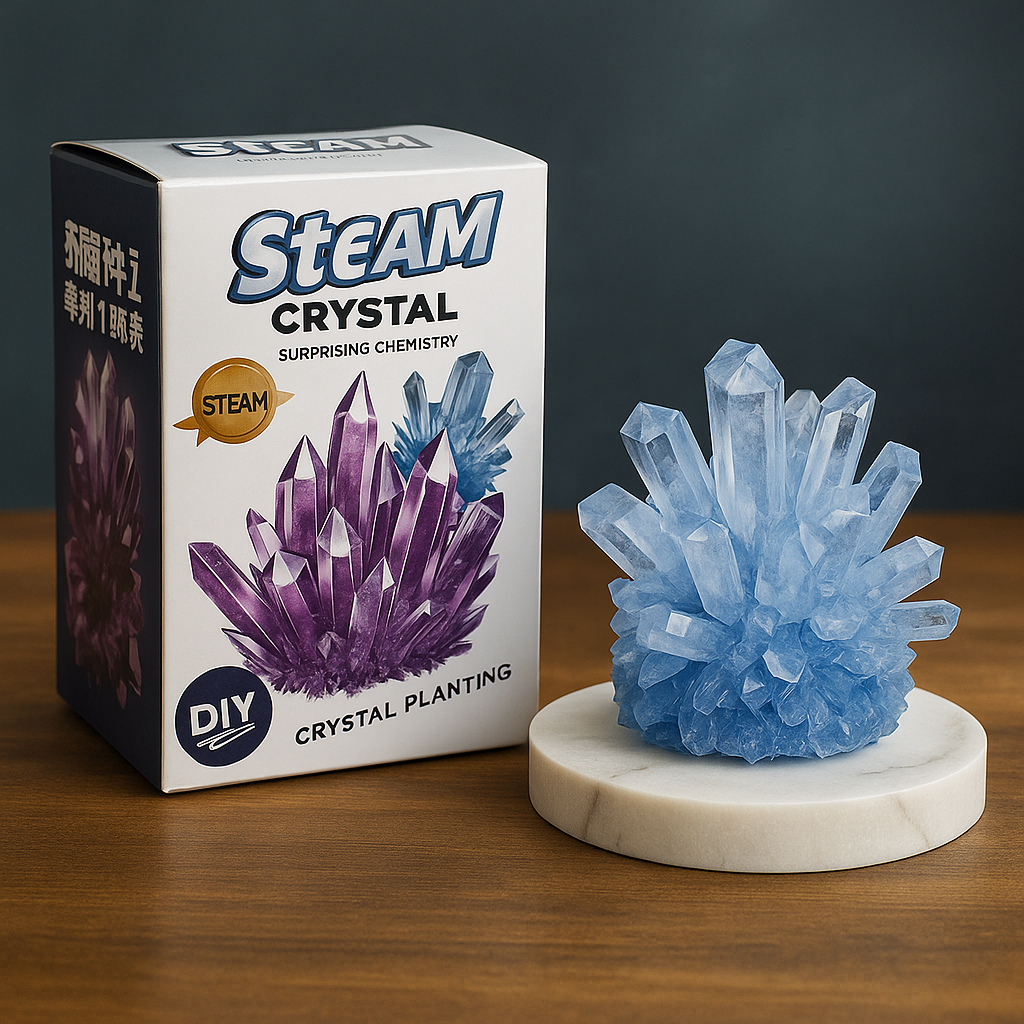 Crystiq National Geographic Vibrant Crystal Growing Kit
