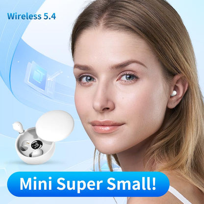 Final 3 Hours: 60%OFF🔥Mini Invisible Bluetooth 5.4 Earbuds – True Wireless Sleep Headphones🎧