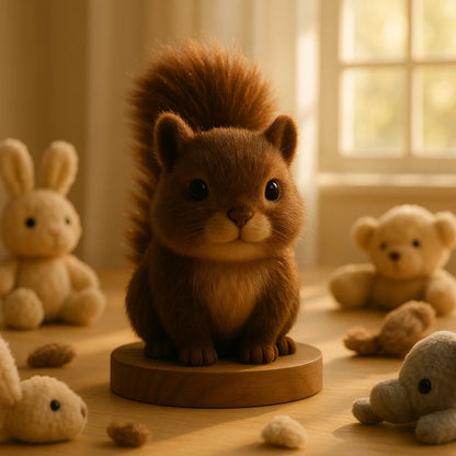 🐿️Wiggletail™ Adorable Lifelike Plush Squirrel - Huggable Fun for All Ages