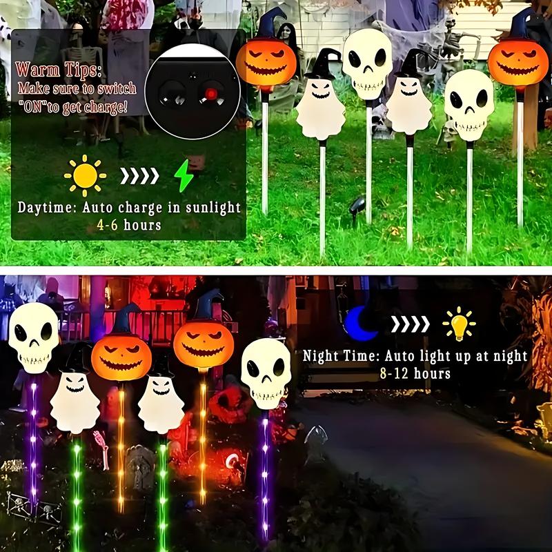 🎃Halloween Early Discount 49% Off🎃A Set Of 6 Pcs, Halloween Solar Garden Lights
