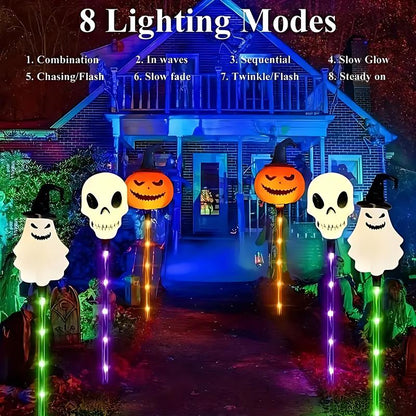 🎃Halloween Early Discount 49% Off🎃A Set Of 6 Pcs, Halloween Solar Garden Lights