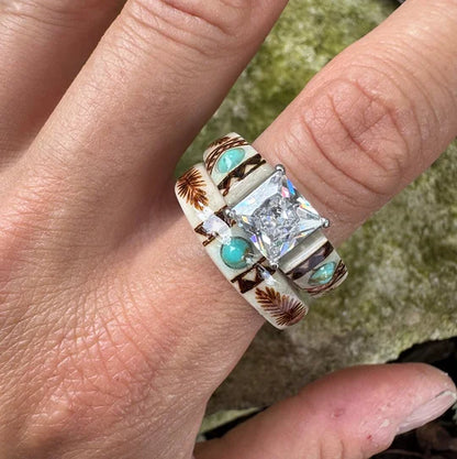 🔥💍Exquisitely Hand-Carved Ring 🌏Made from Natural Materials