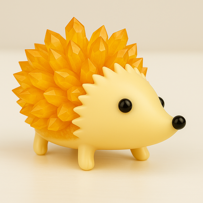 Hedgie Crystal Growing Kit – Colorful Hedgehog with Sparkly Crystals in 24H