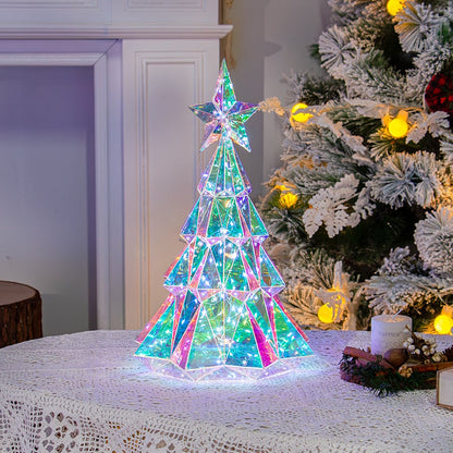 🎄 Christmas Flash Deal 💎 65% OFF ✨ Crystal Prism LED Glowing Christmas Tree