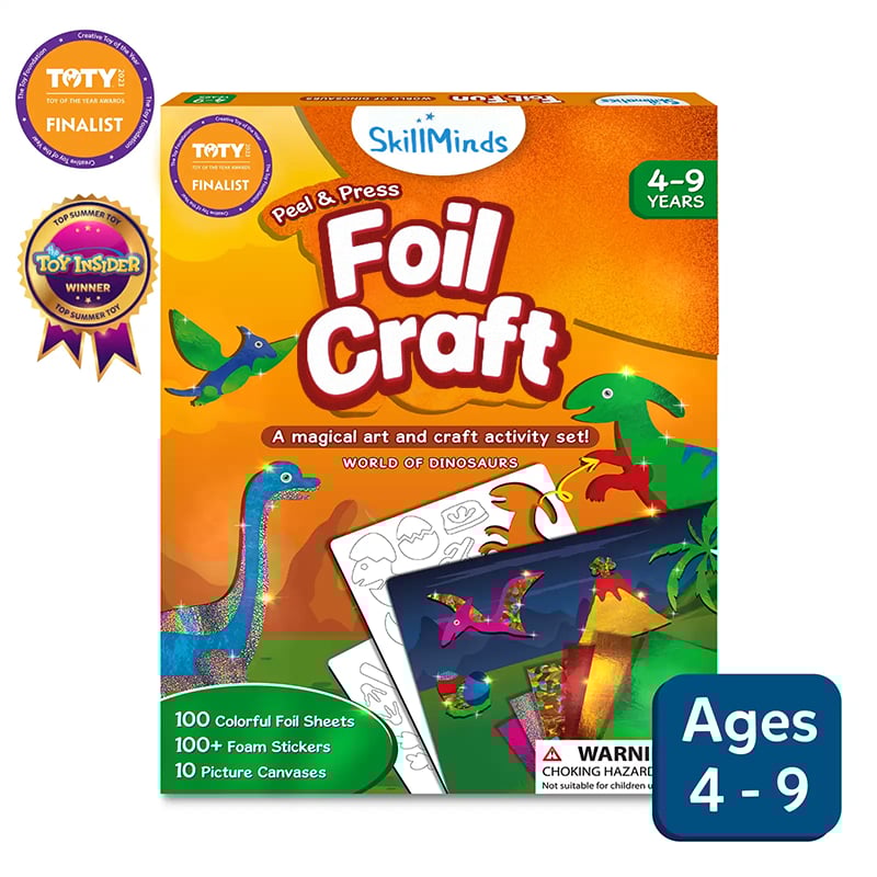 🔥LAST DAY 55% OFF - Foil Art & Craft Activity 🤲💓No Mess Art Kit