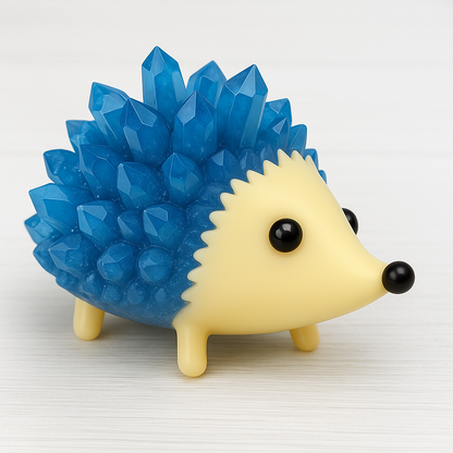 Hedgie Crystal Growing Kit – Colorful Hedgehog with Sparkly Crystals in 24H