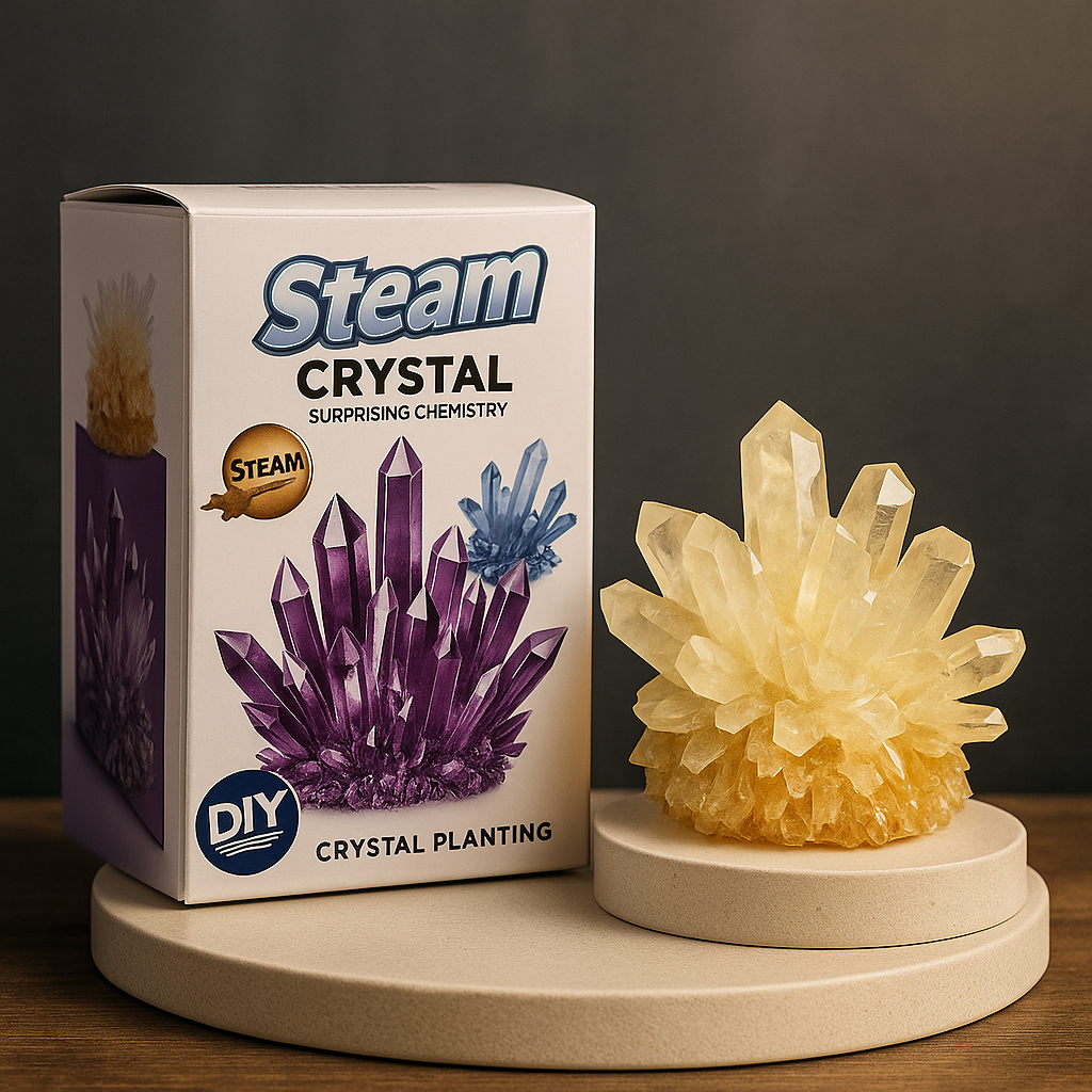 Crystiq National Geographic Vibrant Crystal Growing Kit