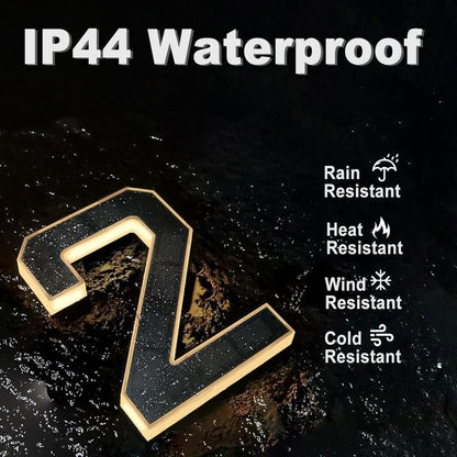 🔥Hot Sale 49% OFF🎁✨ Solar Lighted House Number - Waterproof LED Address Sign