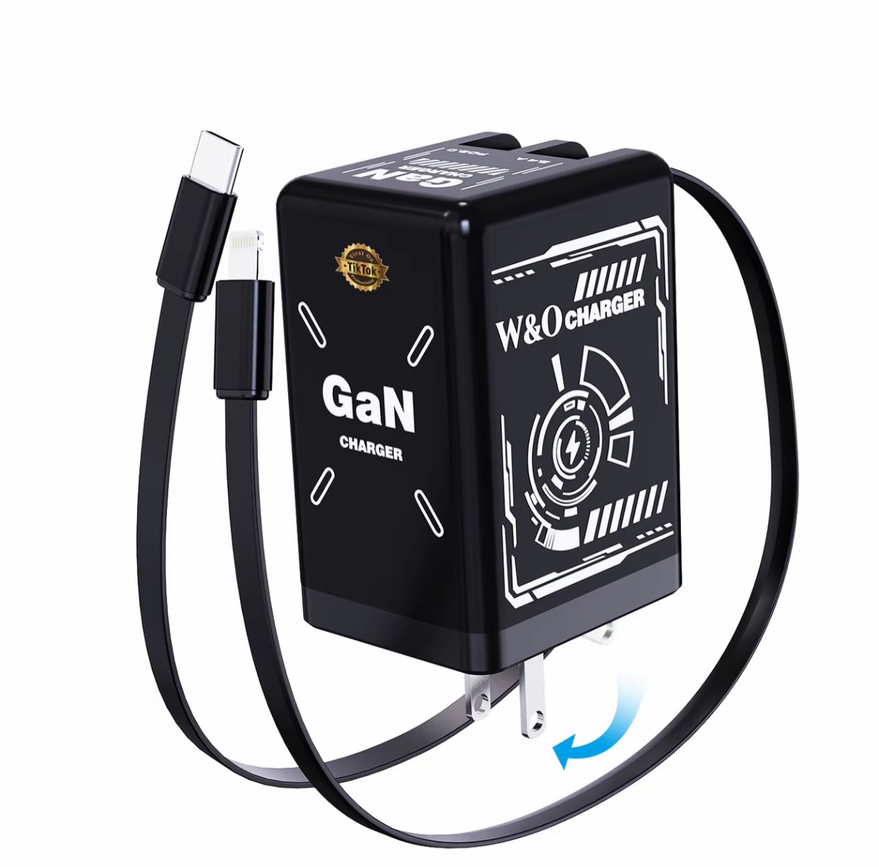 ⏰Limited stock!🔥W&O 2-in- GaN  Fast Charger