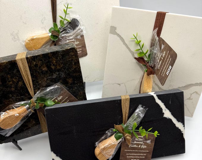 Large Gold Edge Agate Slice with Stand: Gift Boxed Coaster